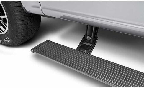 RealTruck AMP Research PowerStep Plug-N-Play | Fits 2022 - 2024 Chevrolet Silverado & GMC Sierra 1500; 2024 Silverado/Sierra 2500/3500HD | 76255-01A | Ergonomic, Rust-Proof Aluminum, True Flush Mount in Saudi Arabia
