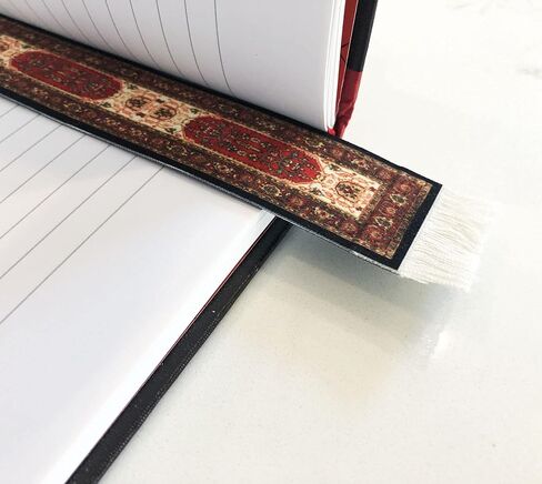 Set of 5 Rug Bookmarks, Colorful Carpet Book Marks for Reading, Miniature Oriental Style Design, Novelty Office Accessories in Kuwait