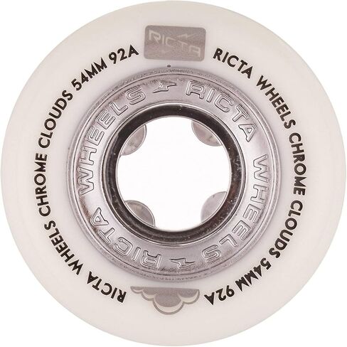 عجلات ريكتا كروم كلاودز WHT/BLK مقاس 54 مم 92a in Kuwait