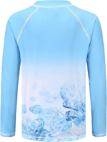 Lollisy Boys Rash Guard قطعة واحدة ملابس سباحة بأكمام طويلة قميص سباحة للأطفال in Kuwait