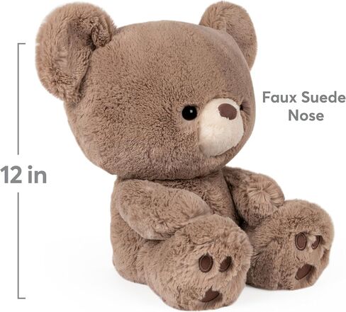 GUND Kai Teddy Bear, Premium Plush Toy Stuffed Animal for Ages 1 & Up, Taupe/Light Brown, 12" in Saudi Arabia