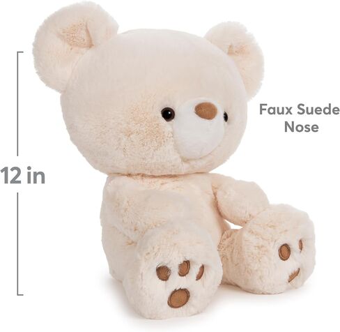 GUND Kai Teddy Bear, Premium Plush Toy Stuffed Animal for Ages 1 & Up, Taupe/Light Brown, 12" in Saudi Arabia