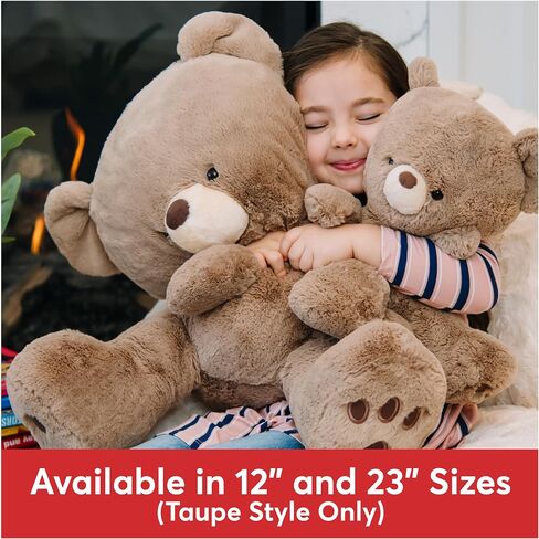 GUND Kai Teddy Bear, Premium Plush Toy Stuffed Animal for Ages 1 & Up, Taupe/Light Brown, 12" in Saudi Arabia