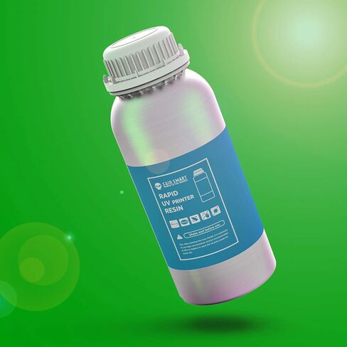 SainSmart 3D Printer Resin Green Resin Rapid 3D Printing Resin 405nm General Purpose Photopolymer Curing Resin for 3D LCD MSLA Resin Printer 500g Transparent Green in Saudi Arabia