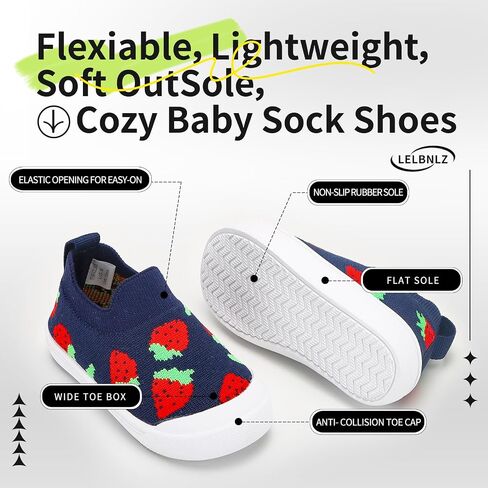 Cute Baby Shoes,Non-Skid Toddler Shoes,Soft Sole Baby Girl Shoes 6-24 Months, Lightweight Boys Shoes,Baby Walking Shoes,Toddler Boy Shoes,Breathable Infant Shoes,Toddler Sneakers for Babies in Saudi Arabia