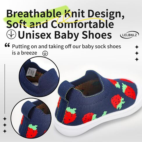 Cute Baby Shoes,Non-Skid Toddler Shoes,Soft Sole Baby Girl Shoes 6-24 Months, Lightweight Boys Shoes,Baby Walking Shoes,Toddler Boy Shoes,Breathable Infant Shoes,Toddler Sneakers for Babies in Saudi Arabia