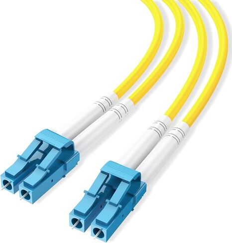 كابل تصحيح الألياف LC، LC 3 متر 10 أقدام أحادي الوضع من الألياف LC مزدوج الألياف البصرية تصحيح الكابل OS2 LC إلى LC (APC إلى APC) 9/125μm in Kuwait