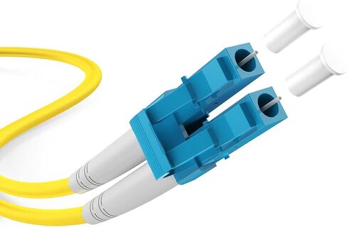 كابل تصحيح الألياف LC، LC 3 متر 10 أقدام أحادي الوضع من الألياف LC مزدوج الألياف البصرية تصحيح الكابل OS2 LC إلى LC (APC إلى APC) 9/125μm in Kuwait