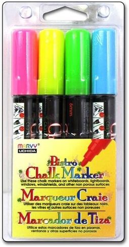 Uchida 4pc Bistro Chalk Marker Set H 4 Piece in Saudi Arabia