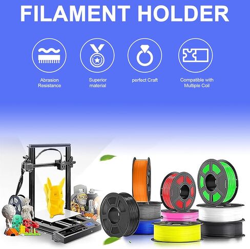 1 Pair 3D Printer Filament Spool Holder Filament Spool Holders Universal Spools for 3D Printing Materials in Saudi Arabia