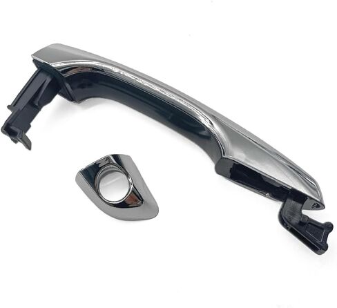 82651F2010 مقبض الباب الخارجي مناسب لشركة Hyundai Elantra 2017 2018 2019 2020 مقابض الأبواب الخارجية من الكروم استبدال 82652F2020 82651-F2010 مقابض أمامية خلفية يسار يمين 4 عبوات in Kuwait