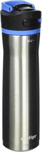 Contigo Ashland Water Bottle, 24 oz, Stainless Steel w/Blue Poppy in Saudi Arabia