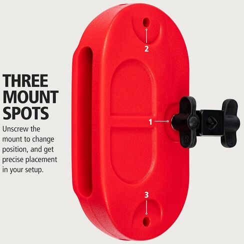 Meinl Percussion Block with Adjustable Mount, Low Pitch – NOT MADE IN CHINA – For Perc Rigs, Drum Set or Marching Band, TWO-YEAR WARRANTY (MPE4R) in Saudi Arabia