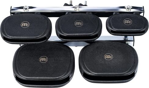 Meinl Percussion Block with Adjustable Mount, Low Pitch – NOT MADE IN CHINA – For Perc Rigs, Drum Set or Marching Band, TWO-YEAR WARRANTY (MPE4R) in Saudi Arabia