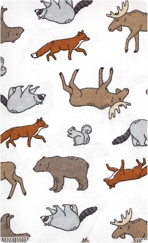 Hudson Baby Unisex Baby Cotton Flannel Burp Cloths, Animal Adventure 10 Pack, One Size in Saudi Arabia