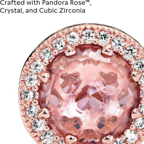 Pandora Sparkling Blush Pink Crystal Charm Bracelet Charm Timeless Bracelets - Stunning Women's Jewelry - Gift for Women - Made Rose & Cubic Zirconia, With Gift Box in Saudi Arabia