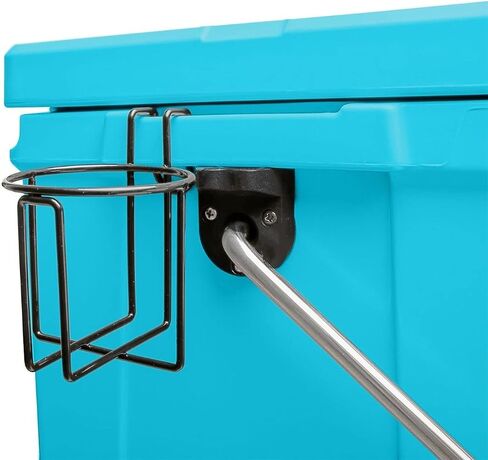 iROCKER 25L Roto-Molded Cooler, Heavy Duty Ice Box Equipped with Quick Drain Water Release Valve, 18" x 14" x 13" in Saudi Arabia