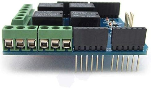 4 Channel 5v Relay Shield Module for Arduino UNO R3 Relay Shield Interface 4 Four Channel for PIC AVR DSP ARM MCU Arduino UNO R3 in Saudi Arabia
