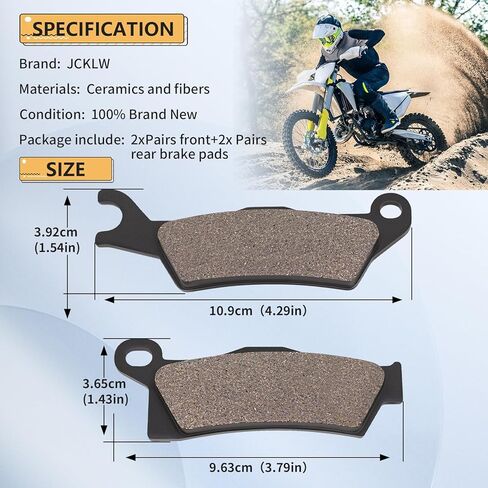 مكابح أمامية وخلفية لـ Can-Am Outlander 450 500 570 650 800R 850 1000 EFI XT XTP XMR DPS T3 G2 STD Max 2013-2021; المتمرد 500 570 650 800 850 1000 2012-2021 #705601014 705601015 in Kuwait