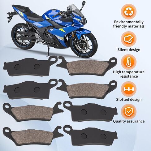 مكابح أمامية وخلفية لـ Can-Am Outlander 450 500 570 650 800R 850 1000 EFI XT XTP XMR DPS T3 G2 STD Max 2013-2021; المتمرد 500 570 650 800 850 1000 2012-2021 #705601014 705601015 in Kuwait