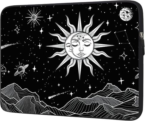 AMARY 11.6" -12.5 inch Laptop Bag Neoprene Notebook Carrying Pouch Chromebook Sleeve Ultrabook Case Tablet Cover Fit Apple MacBook Air HP DELL Lenovo Asus Samsung (Flowers) in Saudi Arabia