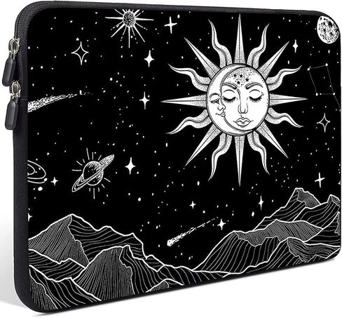 AMARY 11.6" -12.5 inch Laptop Bag Neoprene Notebook Carrying Pouch Chromebook Sleeve Ultrabook Case Tablet Cover Fit Apple MacBook Air HP DELL Lenovo Asus Samsung (Flowers) in Saudi Arabia