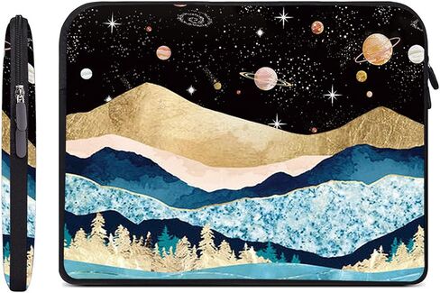AMARY 11.6" -12.5 inch Laptop Bag Neoprene Notebook Carrying Pouch Chromebook Sleeve Ultrabook Case Tablet Cover Fit Apple MacBook Air HP DELL Lenovo Asus Samsung (Flowers) in Saudi Arabia