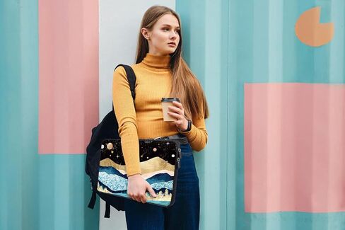 AMARY 11.6" -12.5 inch Laptop Bag Neoprene Notebook Carrying Pouch Chromebook Sleeve Ultrabook Case Tablet Cover Fit Apple MacBook Air HP DELL Lenovo Asus Samsung (Flowers) in Saudi Arabia