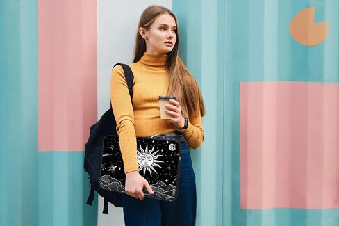 AMARY 11.6" -12.5 inch Laptop Bag Neoprene Notebook Carrying Pouch Chromebook Sleeve Ultrabook Case Tablet Cover Fit Apple MacBook Air HP DELL Lenovo Asus Samsung (Flowers) in Saudi Arabia