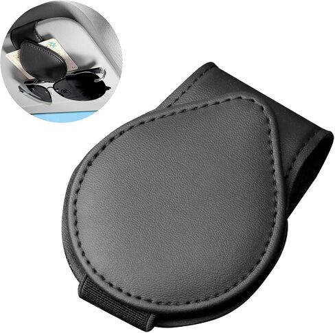 Sunglasses Holder for Car Sun Visor Adsorption Sunglasses Holder Clip for Storing Glasses Card Mask, for Car Visor Accessories (black2) in Saudi Arabia