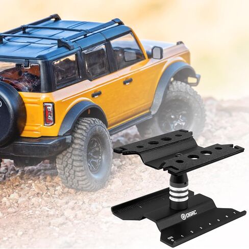 RC Work Stand RC Car Repair Stand Workstation for SCX24 TRX4M FCX24 1/16 1/18 1/24 Scale RC Truck Crawler Buggy (Red) in Saudi Arabia