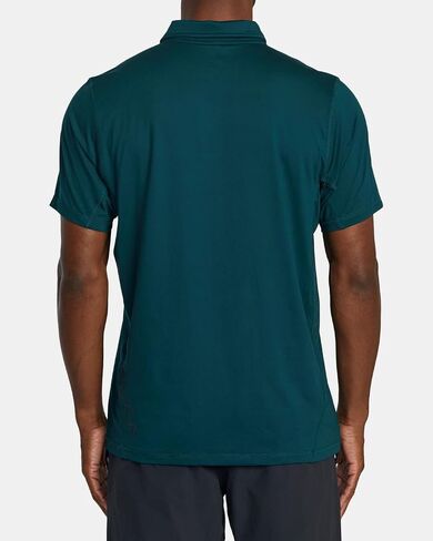 RVCA Mens Sport Vent Athletic Breathable Short Sleeve Polo Shirt in Saudi Arabia