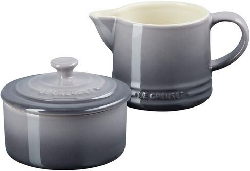 مجموعة الكريم والسكر من Le Creuset Stoneware Signature، سيريس، كريم: 300 مل، سكر: 8 أونصة، in Kuwait