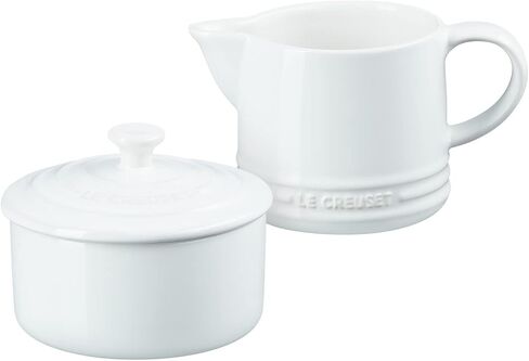 مجموعة الكريم والسكر من Le Creuset Stoneware Signature، سيريس، كريم: 300 مل، سكر: 8 أونصة، in Kuwait