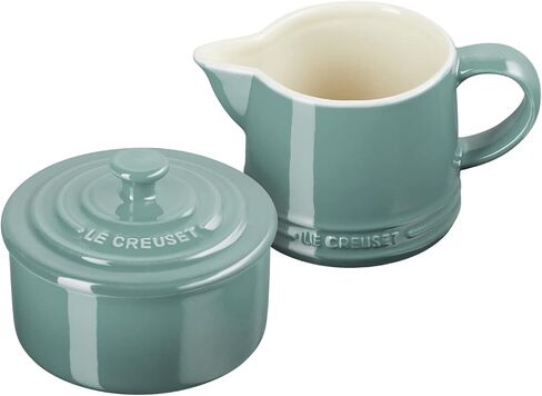 مجموعة الكريم والسكر من Le Creuset Stoneware Signature، سيريس، كريم: 300 مل، سكر: 8 أونصة، in Kuwait