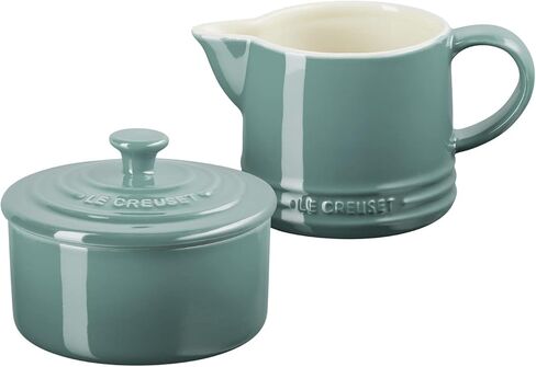 مجموعة الكريم والسكر من Le Creuset Stoneware Signature، سيريس، كريم: 300 مل، سكر: 8 أونصة، in Kuwait