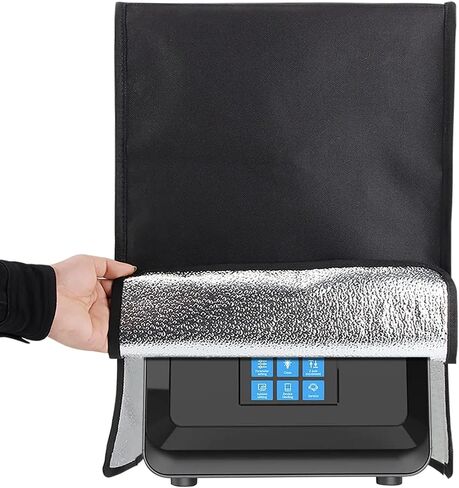 غطاء طابعة ثلاثي الأبعاد من الراتنج FYSETC أحادي X LCD SLA غلاف تخزين للحماية من أشعة الشمس والغبار والأوساخ متوافق مع Elego SaturnS، Sonic 4K-12(L) x 12(W) x 18(H) بوصة in Kuwait