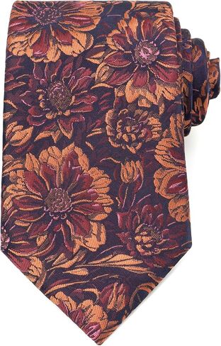 Paisley Floral Ties for Men Handkerchief Woven Classic Silk Flower Mens Ties and Pocket Square Set in Saudi Arabia