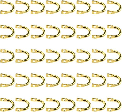 Fishing Spinner Clevis Lure Blades Spoon Fishing Tail Bait DIY Rigs Aligned End Smooth Spin Big Enough Loop to Go Through Wire Easy Tie Hook Line for Freshwater Saltwater 40PCS Gold Copper in Saudi Arabia