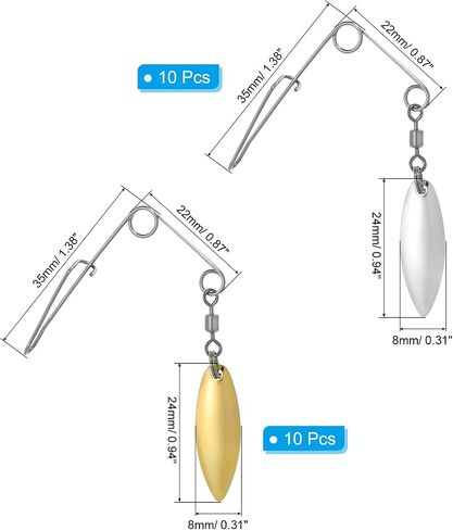 PATIKIL Fishing Spinnerbait Wire with Blade in Saudi Arabia