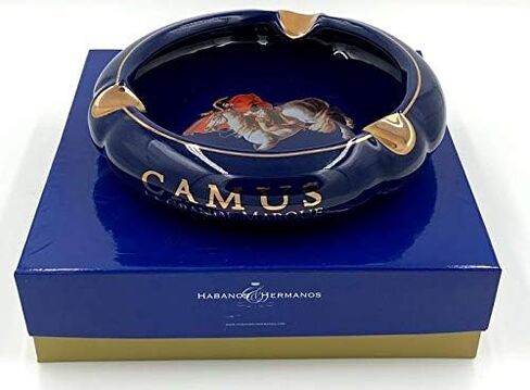 Illustrious Collection - Camus - Napoleon White & Green Cigar Ashtray - 9" x 2 1/4" in Saudi Arabia