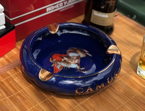 Illustrious Collection - Camus - Napoleon White & Green Cigar Ashtray - 9" x 2 1/4" in Saudi Arabia