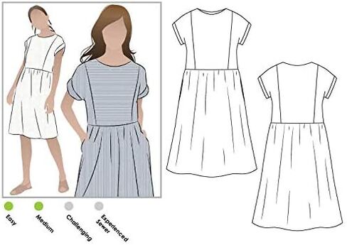 Style Arc Sewing Pattern - Lacey Dress (Sizes 04-16) in Saudi Arabia