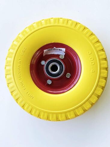 3.00-4 شاحنة يدوية بإطارات مسطحة خالية من العجلات مقاس 10 بوصة (محمل 5/8) in Kuwait