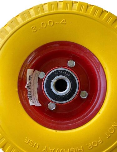 3.00-4 شاحنة يدوية بإطارات مسطحة خالية من العجلات مقاس 10 بوصة (محمل 5/8) in Kuwait