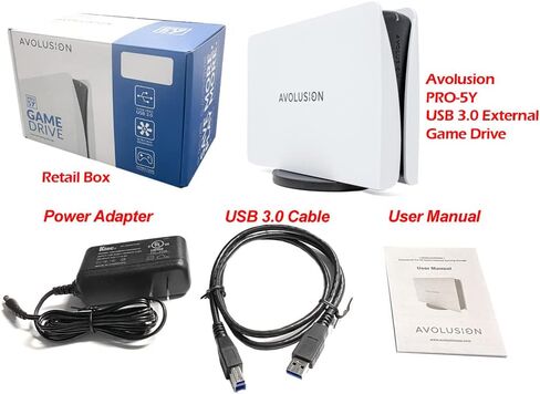 محرك الأقراص الصلبة الخارجي Avolusion PRO-5Y Series 14 تيرابايت USB 3.0 لأجهزة الكمبيوتر المكتبية/الكمبيوتر المحمول بنظام WindowsOS (أبيض) - ضمان لمدة عامين (متجدد)، PRO5Y-WH-14TB-WIN/CR in Saudi Arabia