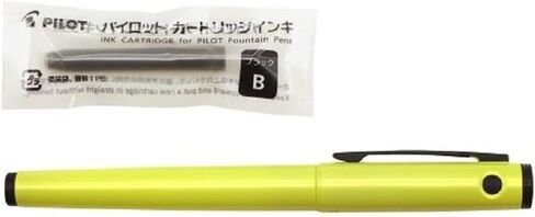 Pilot Fountain Pen LIGHTIVE Matt Black Medium Point FLT-2SR-MB-M Black Ink With Original Stylus Ballpoint Touch Pen in Saudi Arabia
