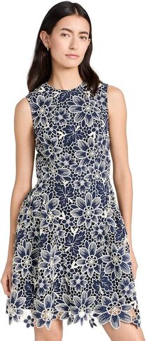Shoshanna Women's Floral Eyelet Ivy Dress in Saudi Arabia
