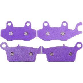 OCPTY Carbon Fiber Brake Pads Fit for 2009 2010 2012 for Kawasaki KLX250S, 2009 2010 for Kawasaki KLX250SF Front and Rear