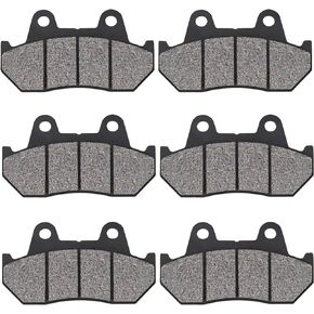 XuLong Front & Rear Brake Pads Compatible with HONDA GL1100 GL 1100 Goldwing/Interstate GL1100A Goldwing Aspencade GL1200 DE/DF/DG/AE/AF/AG GL1200 I/1200 A/GL12SE-i Goldwing GL1200 GL1200L Goldwing